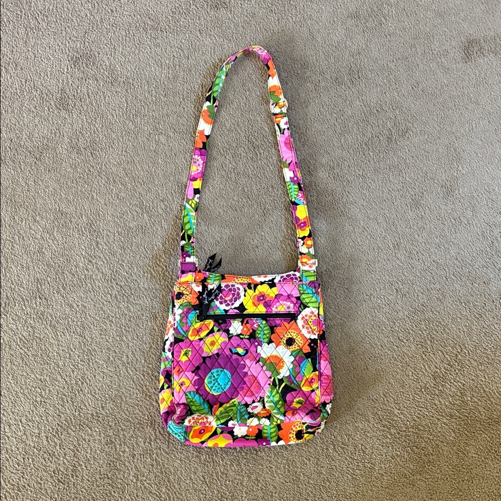 VERA BRADLEY Quilted Floral Crossbody Bag in Pink Multi